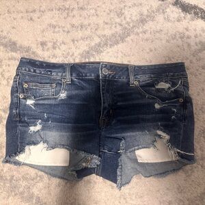 Distressed Denim Shorts American Eagle
